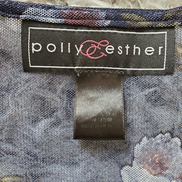 *HP* Polly & Esther Floral Sheer (with Slip) Dress - Picture 5 of 5